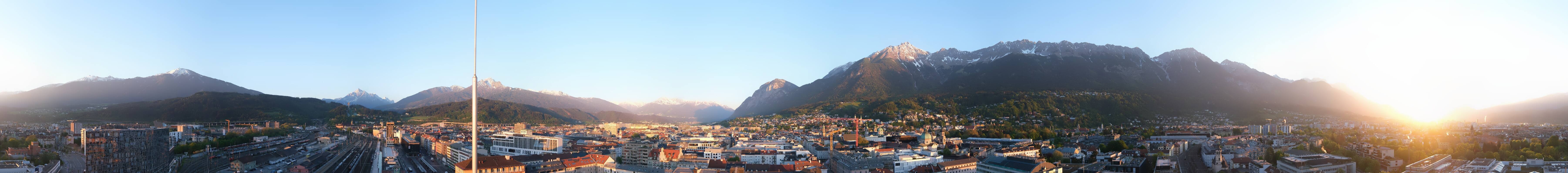 Archiv Foto Webcam Panoramablick - Innsbruck