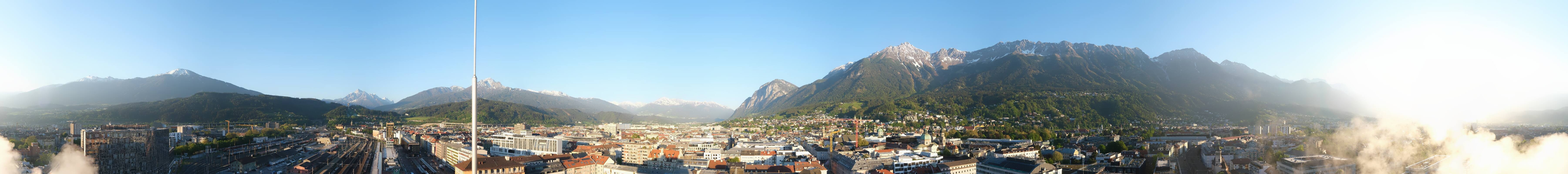 Archiv Foto Webcam Panoramablick - Innsbruck