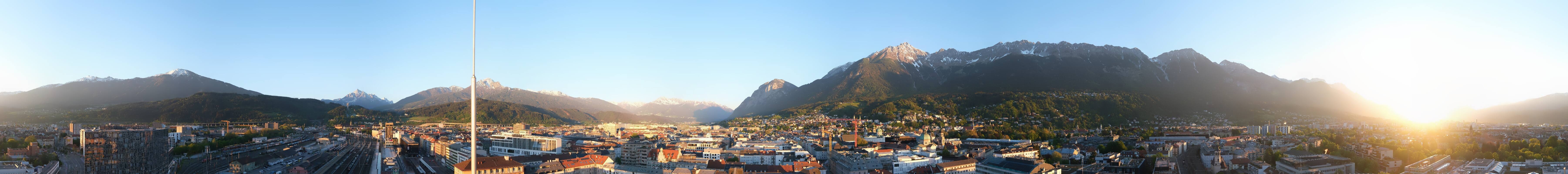 Archiv Foto Webcam Panoramablick - Innsbruck