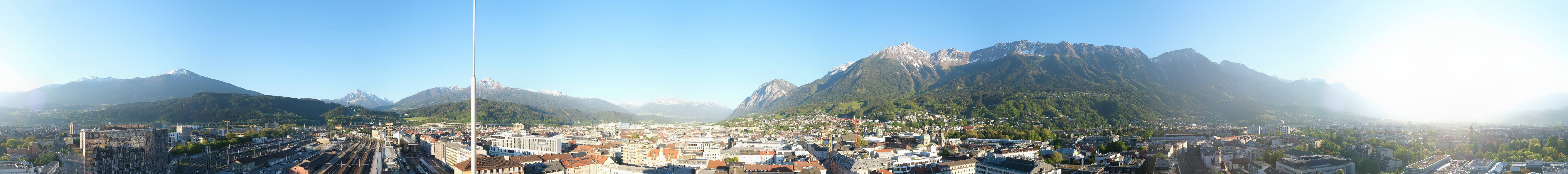 Archiv Foto Webcam Panoramablick - Innsbruck