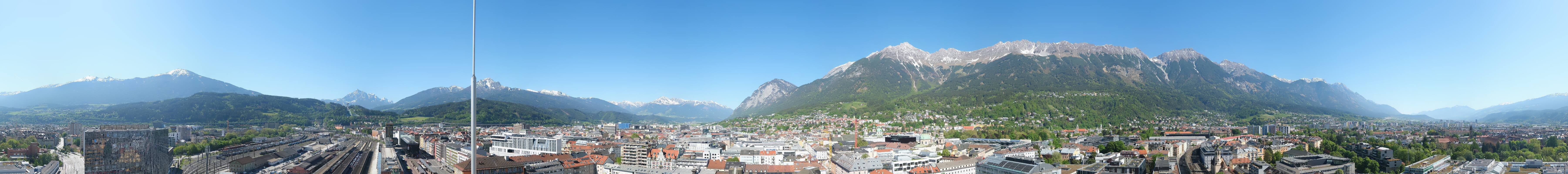 Archived image Webcam Innsbruck - panoramic view