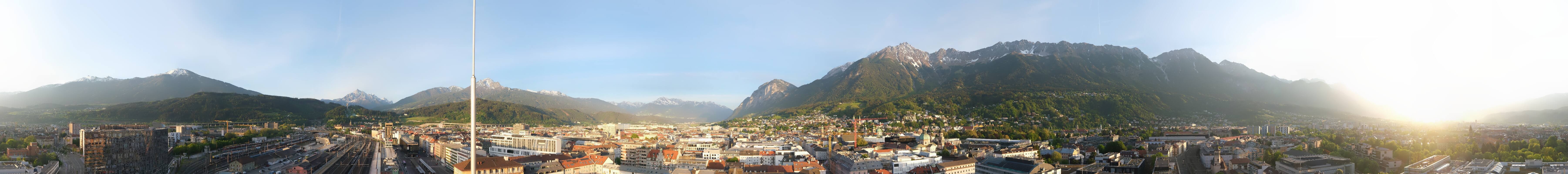 Archiv Foto Webcam Panoramablick - Innsbruck