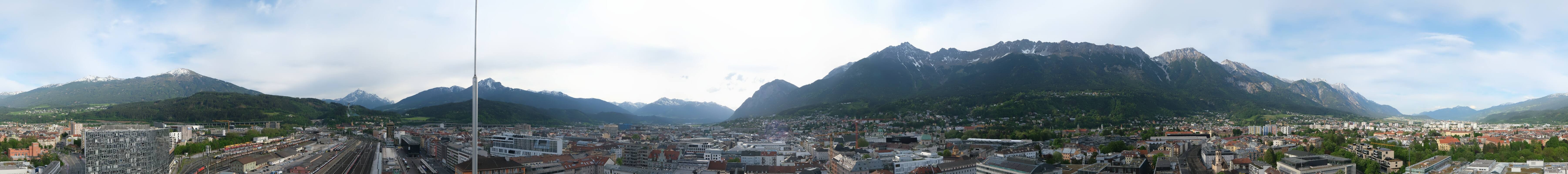 Archiv Foto Webcam Panoramablick - Innsbruck