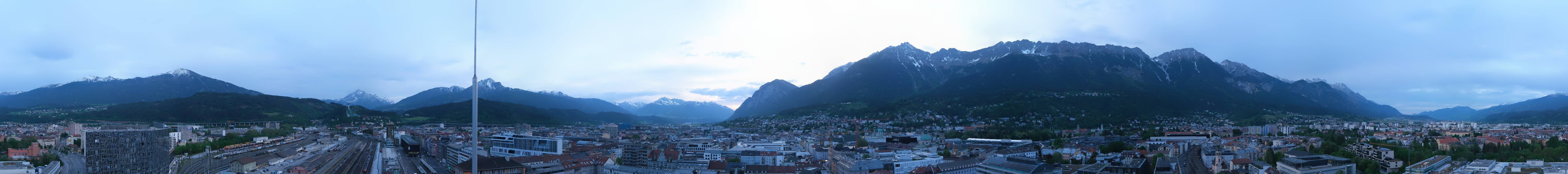 Archiv Foto Webcam Panoramablick - Innsbruck