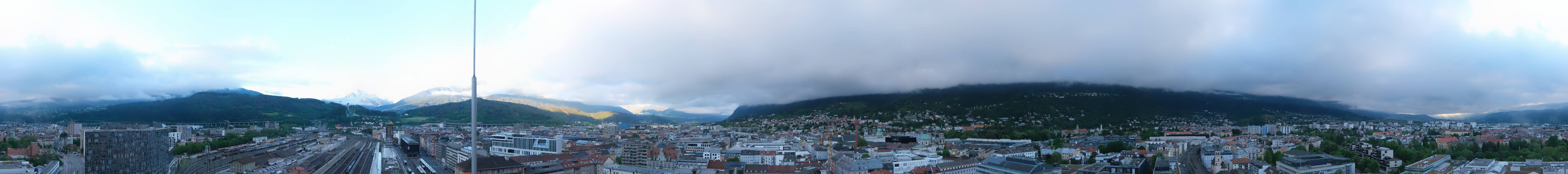 Archiv Foto Webcam Panoramablick - Innsbruck
