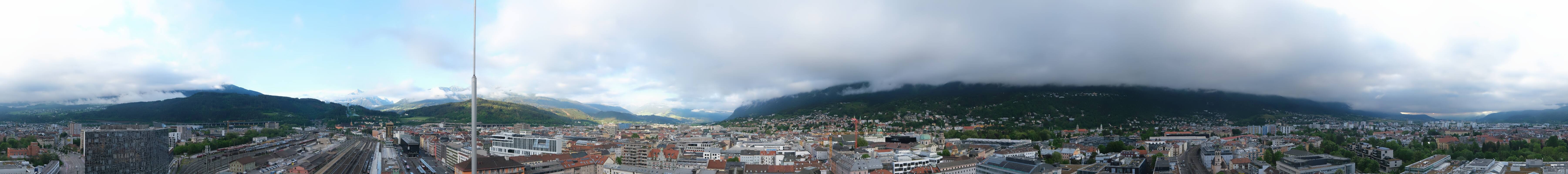 Archiv Foto Webcam Panoramablick - Innsbruck