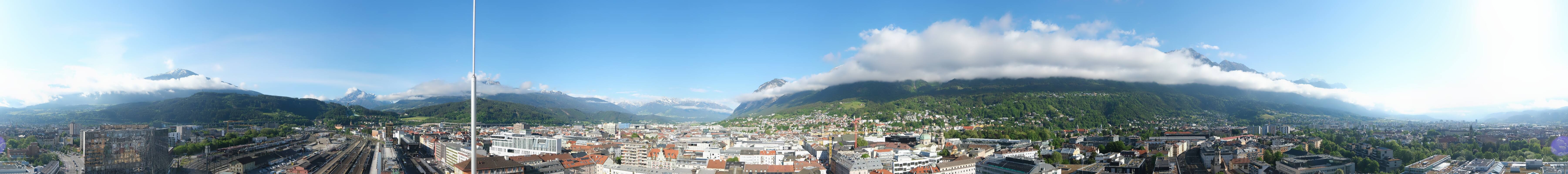Archiv Foto Webcam Panoramablick - Innsbruck
