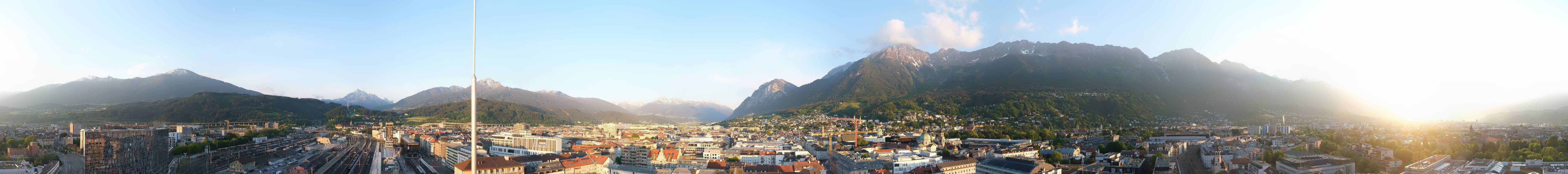 Archiv Foto Webcam Panoramablick - Innsbruck