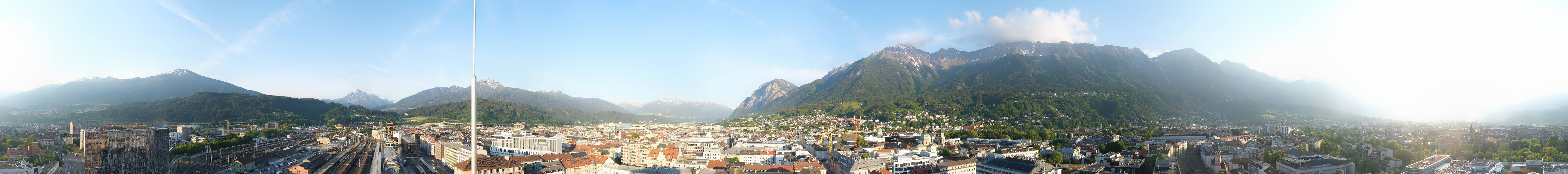 Archiv Foto Webcam Panoramablick - Innsbruck