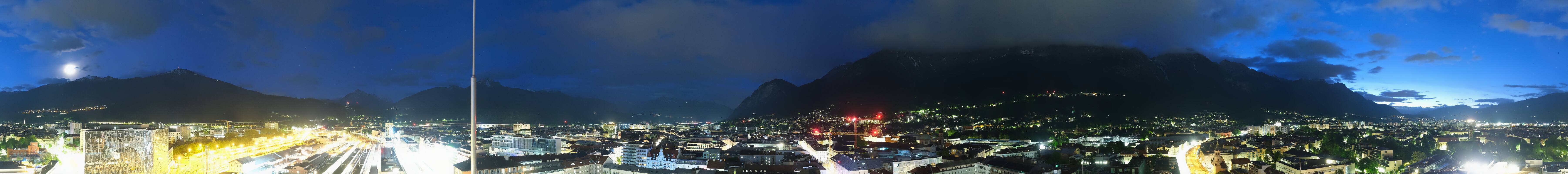 Archiv Foto Webcam Panoramablick - Innsbruck