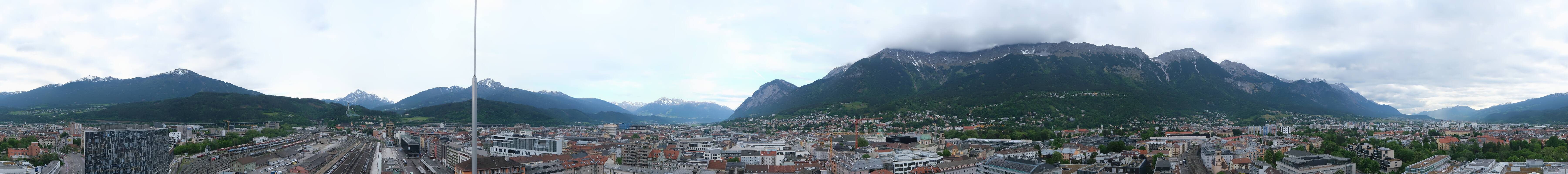Archiv Foto Webcam Panoramablick - Innsbruck