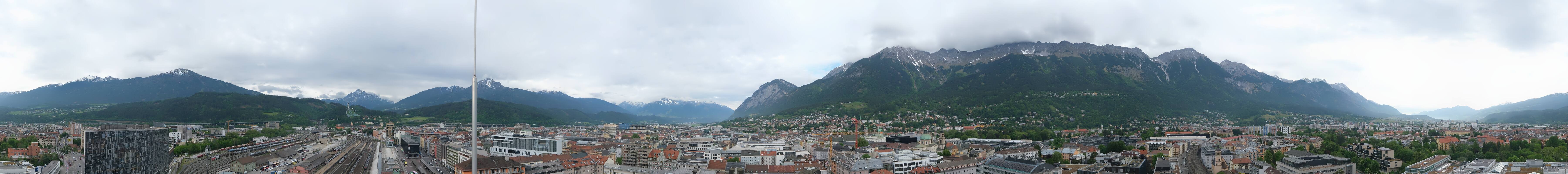 Archiv Foto Webcam Panoramablick - Innsbruck