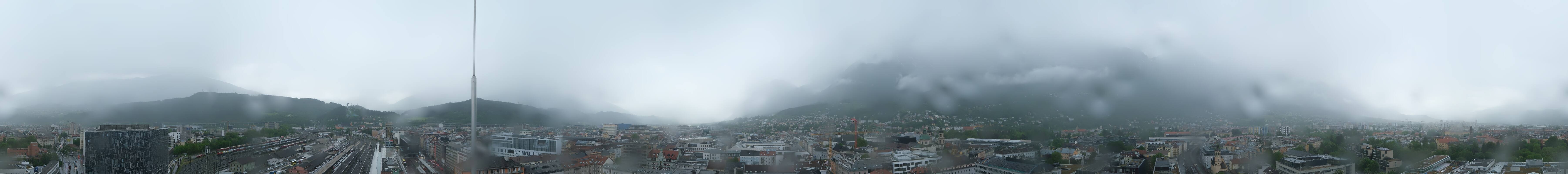 Archiv Foto Webcam Panoramablick - Innsbruck