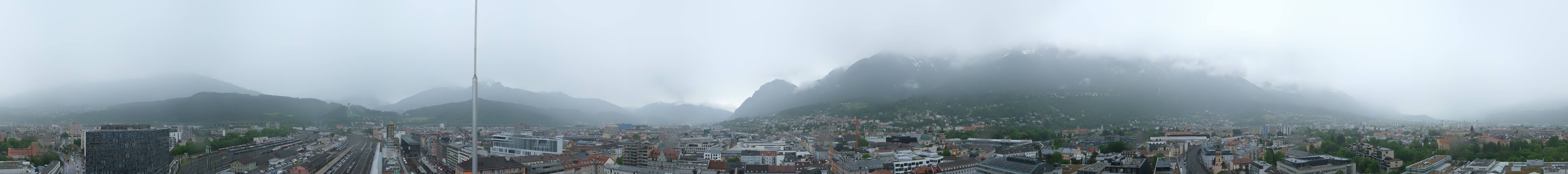Archiv Foto Webcam Panoramablick - Innsbruck