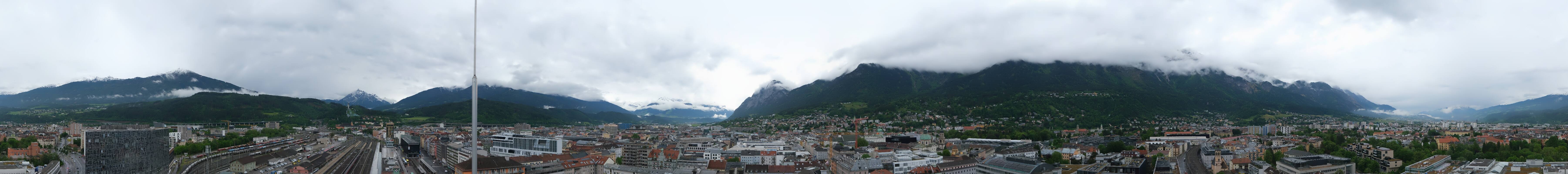 Archiv Foto Webcam Panoramablick - Innsbruck