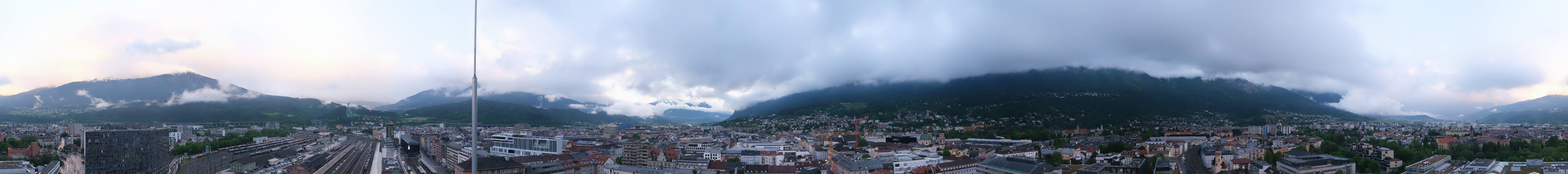Archiv Foto Webcam Panoramablick - Innsbruck