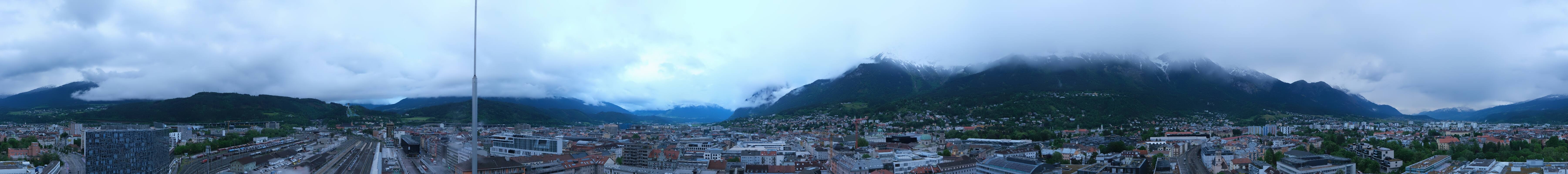 Archiv Foto Webcam Panoramablick - Innsbruck