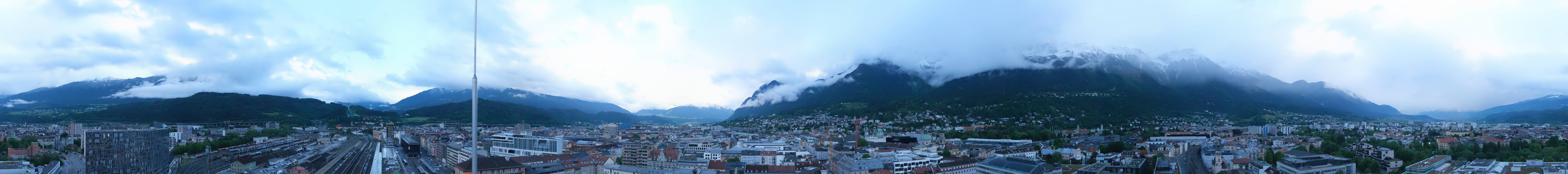 Archiv Foto Webcam Panoramablick - Innsbruck