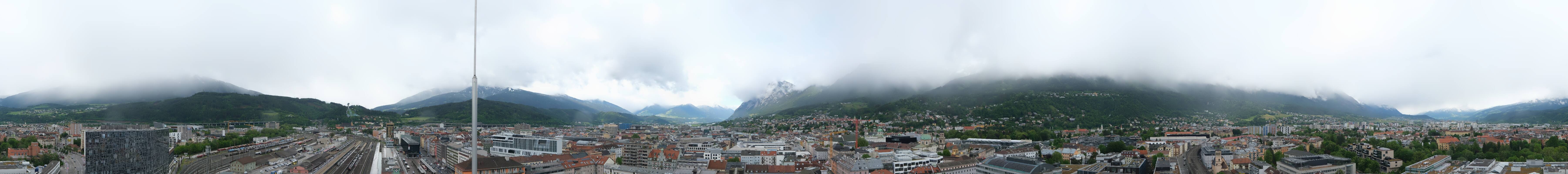 Archiv Foto Webcam Panoramablick - Innsbruck