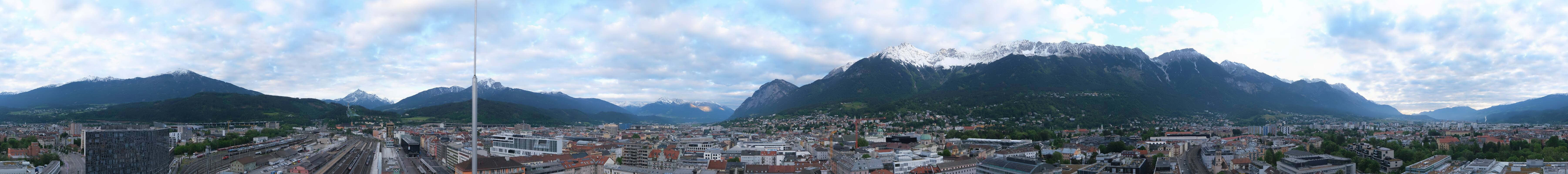 Archiv Foto Webcam Panoramablick - Innsbruck