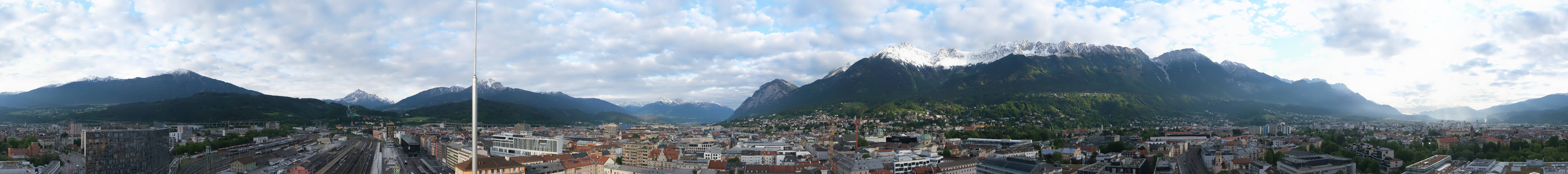 Archiv Foto Webcam Panoramablick - Innsbruck