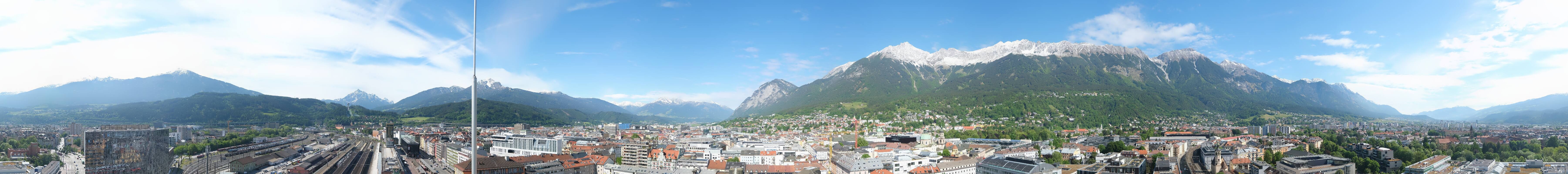 Archiv Foto Webcam Panoramablick - Innsbruck