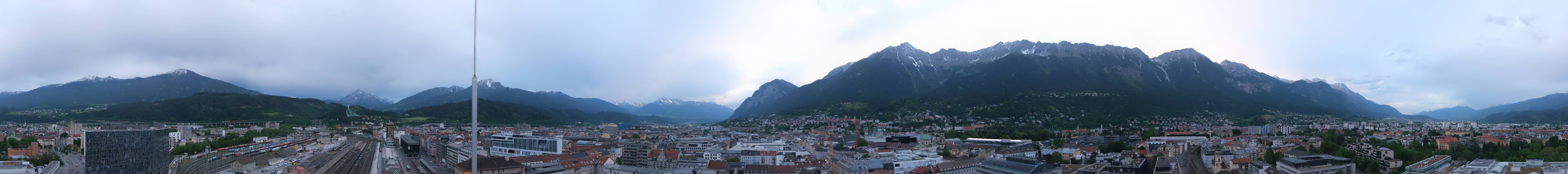 Archiv Foto Webcam Panoramablick - Innsbruck