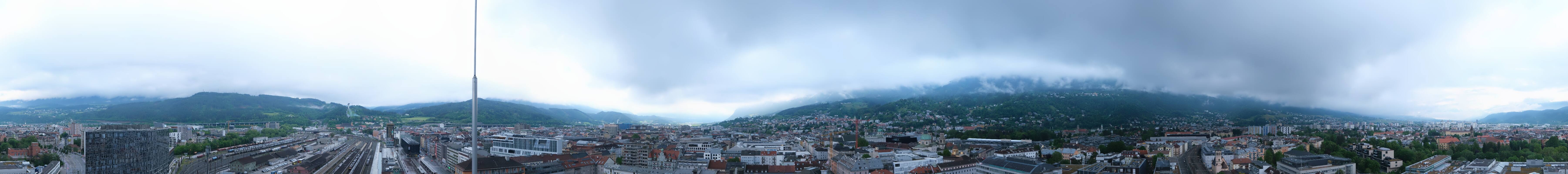 Archiv Foto Webcam Panoramablick - Innsbruck