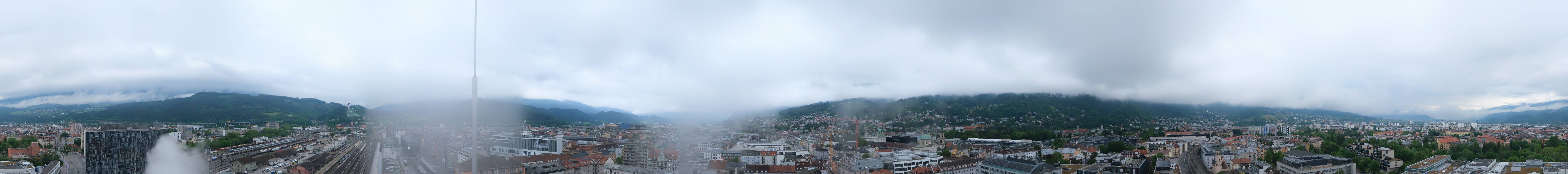 Archiv Foto Webcam Panoramablick - Innsbruck