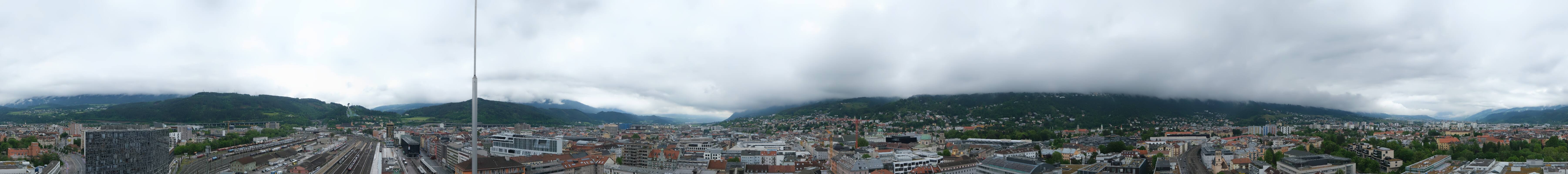 Archiv Foto Webcam Panoramablick - Innsbruck