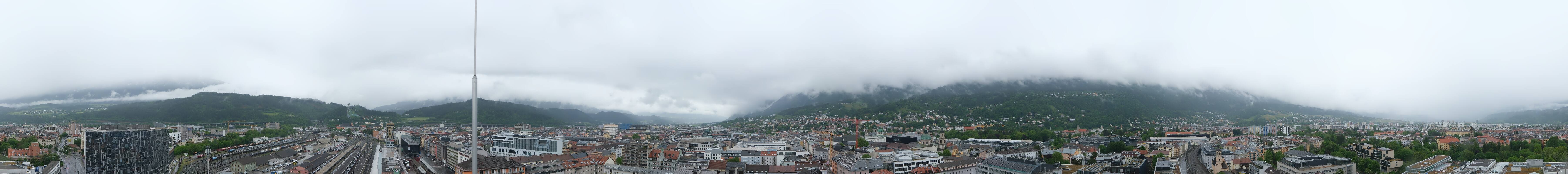 Archiv Foto Webcam Panoramablick - Innsbruck