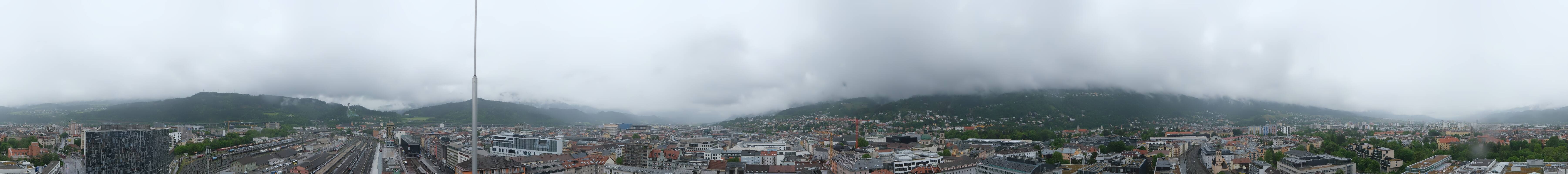Archiv Foto Webcam Panoramablick - Innsbruck