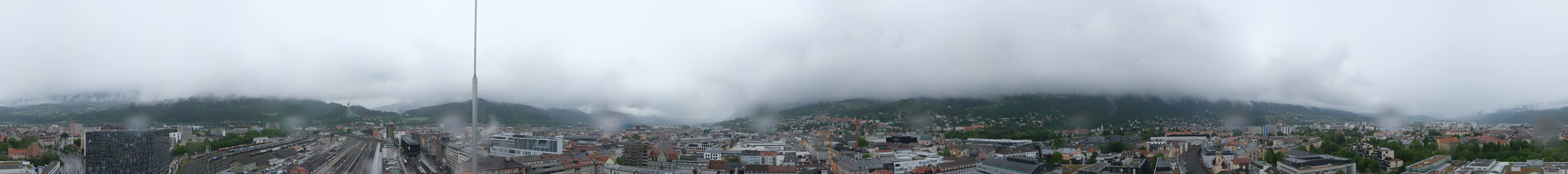 Archiv Foto Webcam Panoramablick - Innsbruck