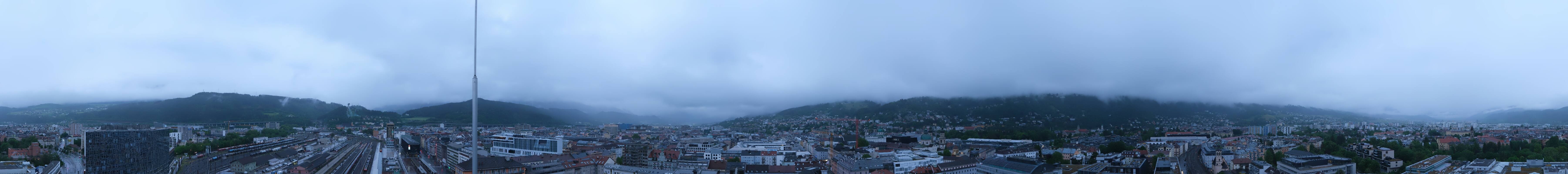 Archiv Foto Webcam Panoramablick - Innsbruck