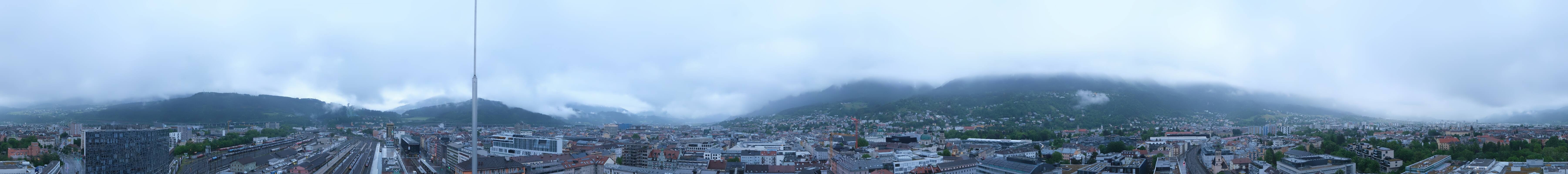 Archiv Foto Webcam Panoramablick - Innsbruck