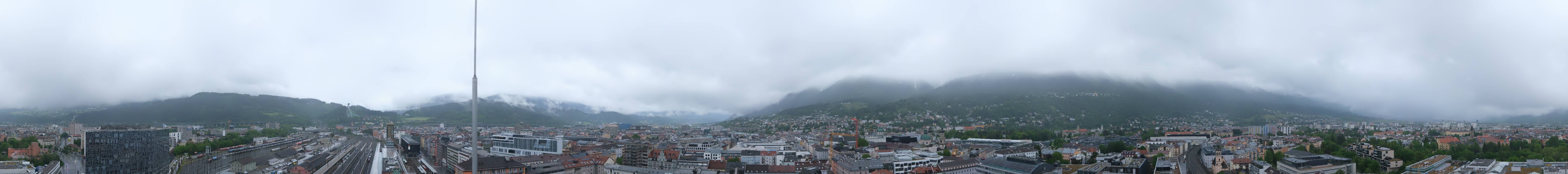 Archiv Foto Webcam Panoramablick - Innsbruck