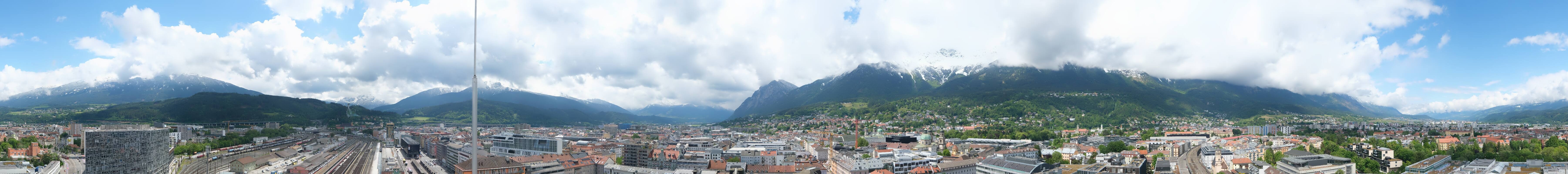 Archived image Webcam Innsbruck - panoramic view