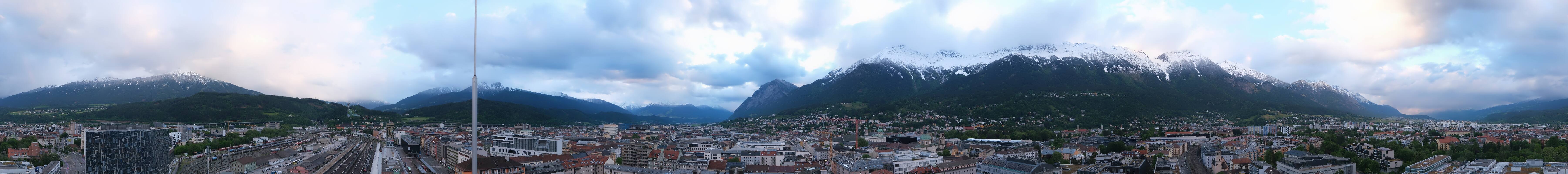 Archiv Foto Webcam Panoramablick - Innsbruck