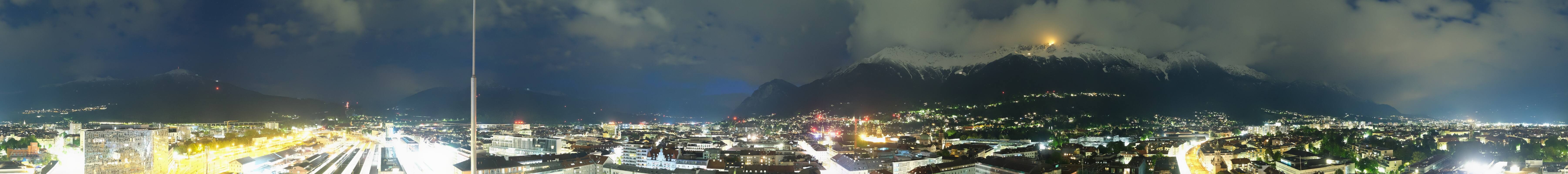 Archiv Foto Webcam Panoramablick - Innsbruck