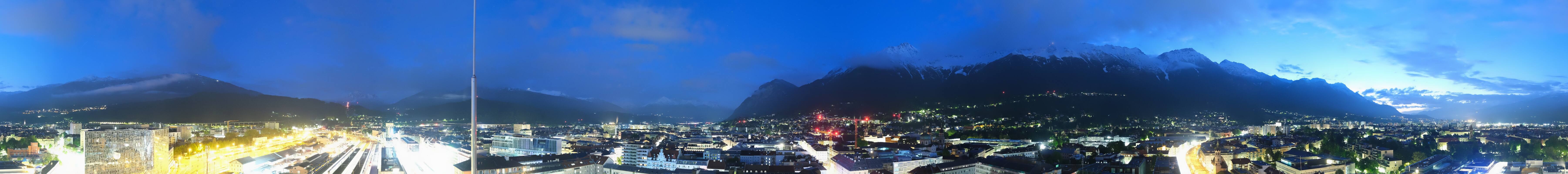 Archiv Foto Webcam Panoramablick - Innsbruck