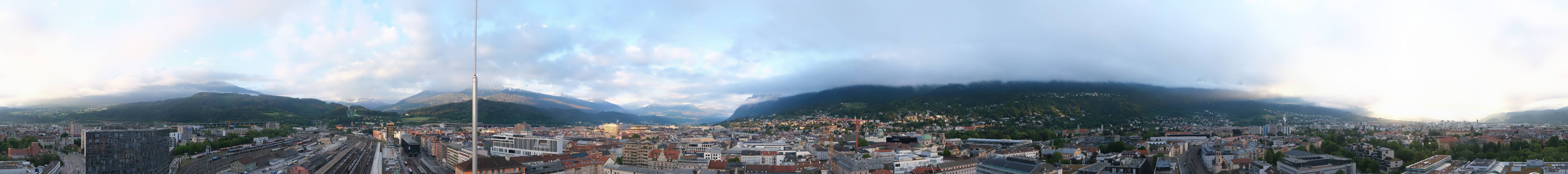 Archiv Foto Webcam Panoramablick - Innsbruck