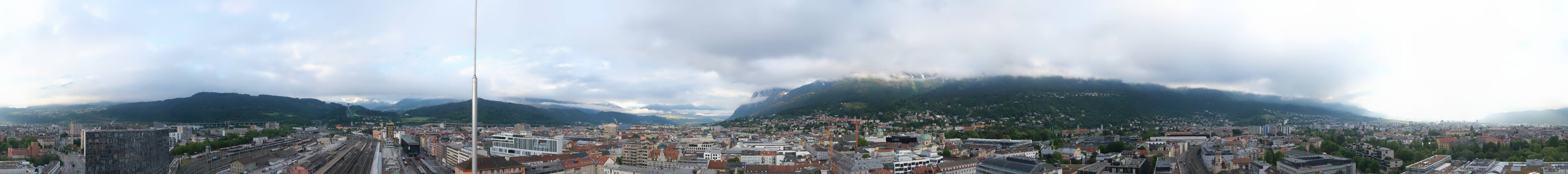 Archiv Foto Webcam Panoramablick - Innsbruck
