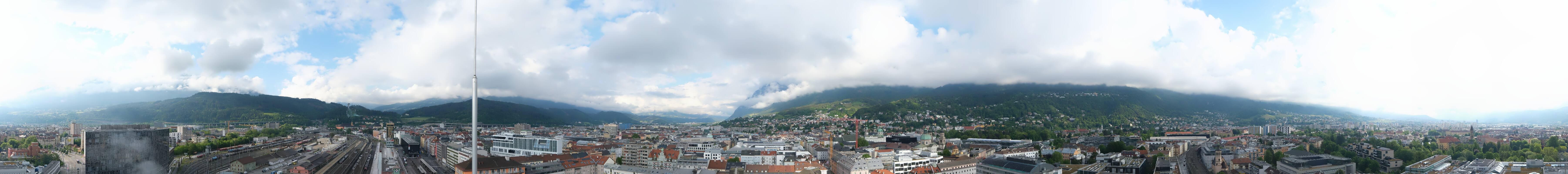 Archiv Foto Webcam Panoramablick - Innsbruck