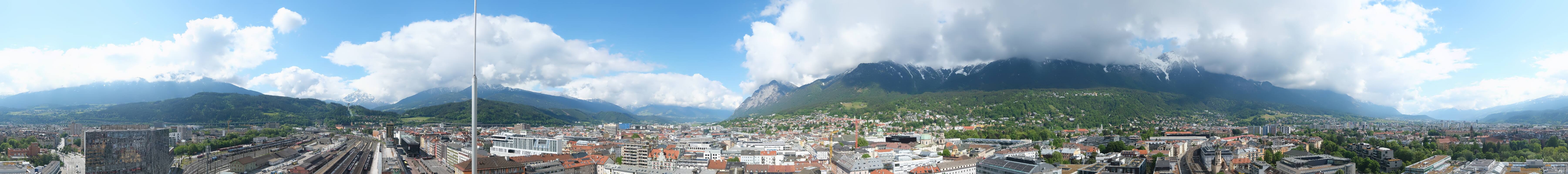 Archiv Foto Webcam Panoramablick - Innsbruck