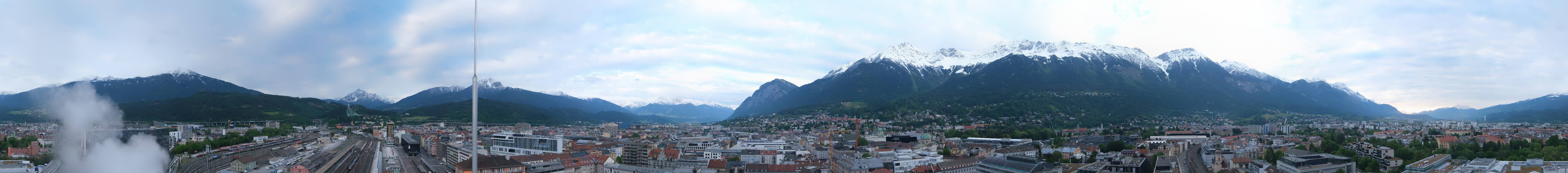 Archiv Foto Webcam Panoramablick - Innsbruck