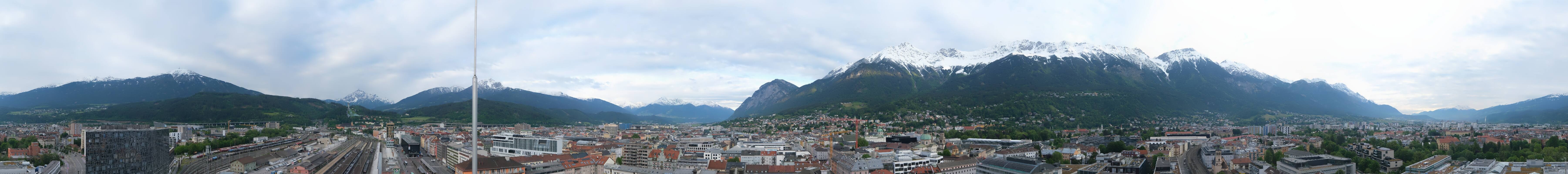 Archiv Foto Webcam Panoramablick - Innsbruck