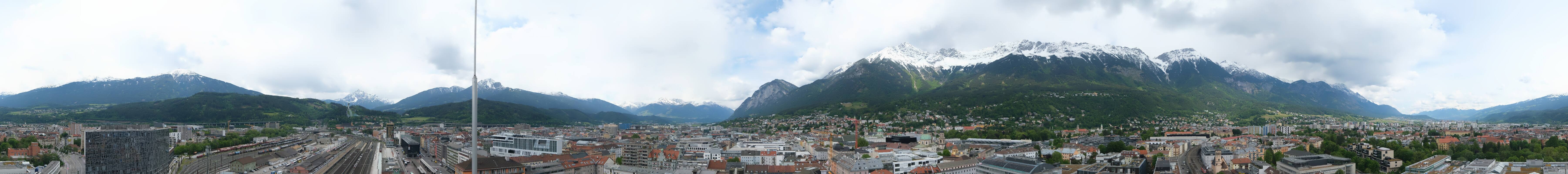Archiv Foto Webcam Panoramablick - Innsbruck