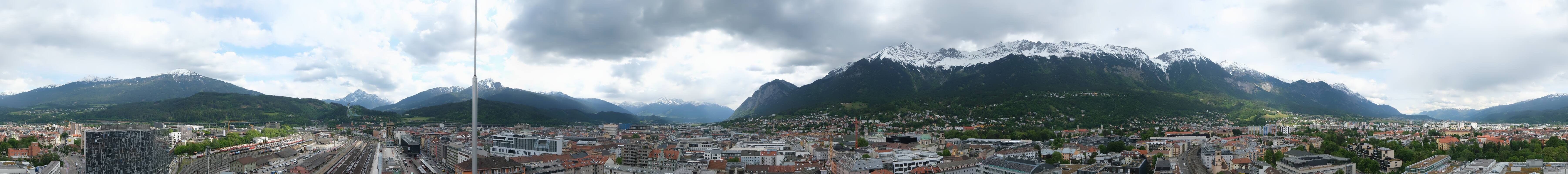 Archiv Foto Webcam Panoramablick - Innsbruck
