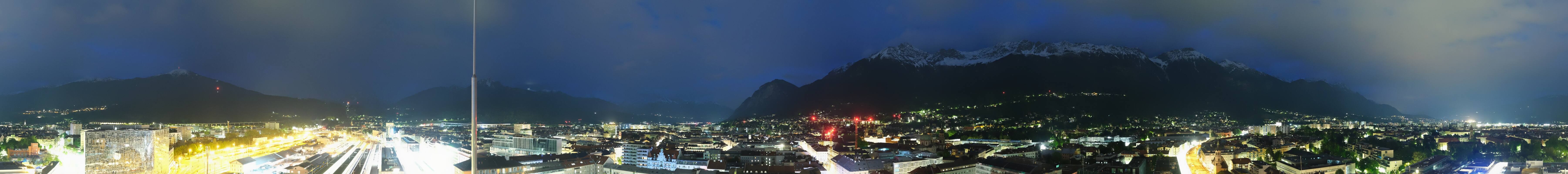 Archiv Foto Webcam Panoramablick - Innsbruck