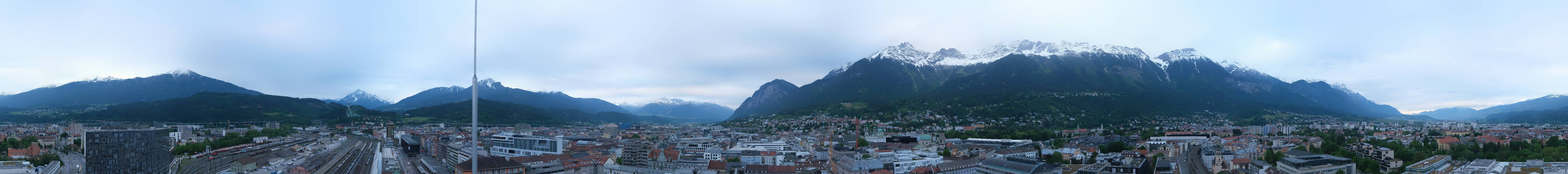 Archiv Foto Webcam Panoramablick - Innsbruck